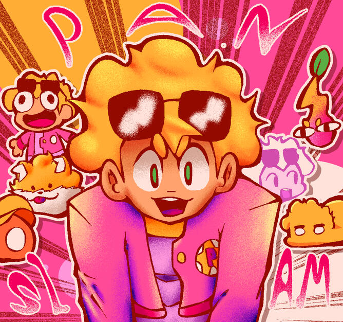 Ilustration to celebrate the anniversary of pantequillo